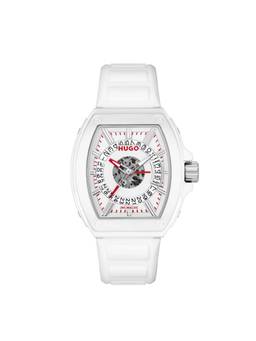 Hugo - Id Basic Calendar White 40.7 mm Dial Men Analog Watch (1530435) (M)