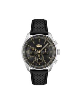 Lacoste - Boston Fashion Black 42 mm Dial Men Chrono Watch (2011379) (M)