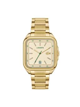 Lacoste - 12.12 Up Calendar Gold 39 mm Dial Men Analog Watch (2011462) (M)