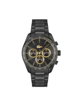 Lacoste - Boston Fashion Black 42 mm Dial Men Chrono Watch (2011476) (M)