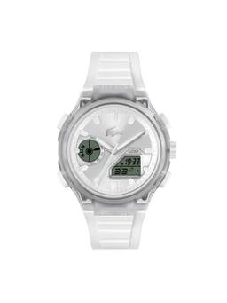 Lacoste - Lc33 Silver White 44.8 mm Dial Men Analog Watch (2011480) (M)