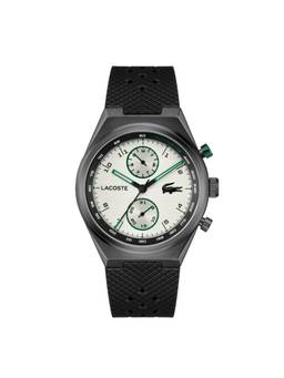 Lacoste - Line Racer Silver 42 mm Dial Men Chrono Watch (2011498) (M)