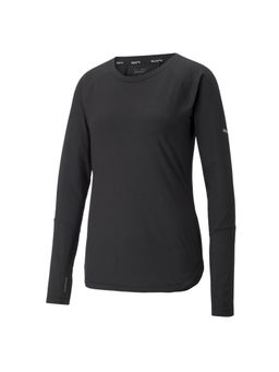Puma - RUN CLOUDSPUN LS Womens Black T-Shirts