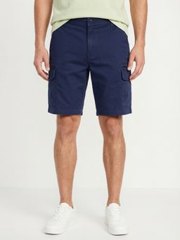 Nobero - Men Blue Cargo Chino Shorts