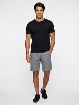 Nobero - Men Grey Cargo Chino Shorts
