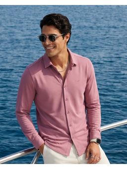 Nobero - Men Purple Everyday Comfort Shirt