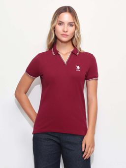 U.S. POLO ASSN. - Solid Tipped Collar Regular Fit Polo T-Shirt