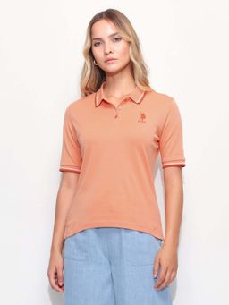 U.S. POLO ASSN. - Solid Tipped Collar Regular Fit Polo T-Shirt