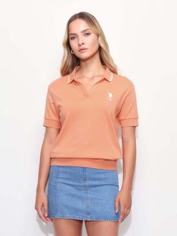 U.S. POLO ASSN. - Solid Tipped Collar Regular Fit Polo T-Shirt