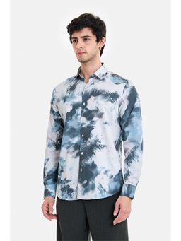 Snitch - Abstract Full Sleeves Slim Casual Shirt for Men
