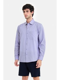 Snitch - Lavender Full Sleeves Regular Casual Shirt for Men