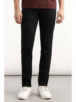 Allen Solly - Men Black Dark Wash Jeans