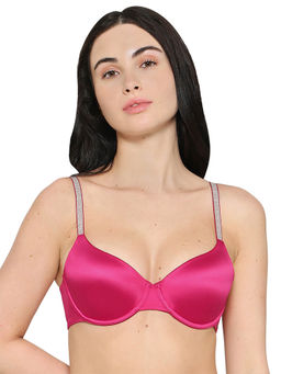 Wacoal - Pink Stellar Padded Wired 3/4Th Cup Shimmer Straps T-Shirt Bra