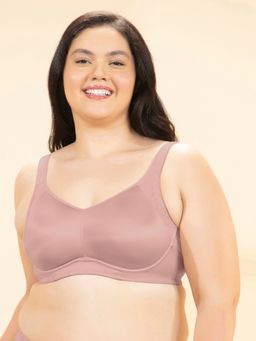 Amante - Women Pink Non Padded Wired Elegant Support T-Shirt Bra