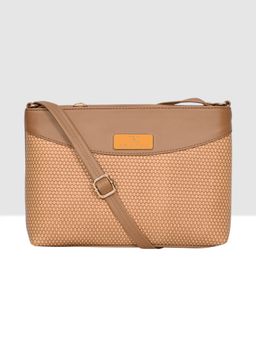 ESBEDA - Women Beige Textured Sling Bag