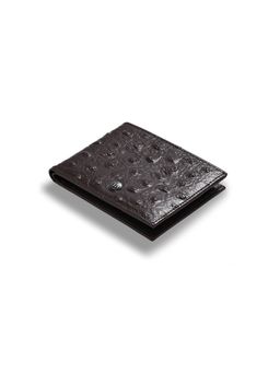 HALDEN - Men Brown Leather Textured Wallet