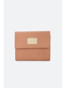 Van Heusen - Women Peach Solid Casual Wallets