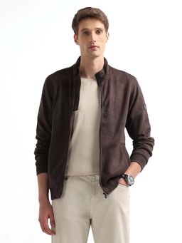 Arrow Sports - Brown Regular Fit Solid Casual Jacket