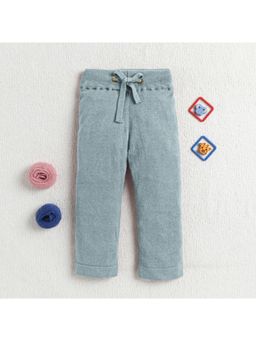 Yellow Apple - Soft Knitted Warm Joggers - Grey