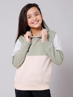 Alan Jones - Cotton Colorblock Hoodie - Green
