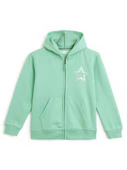 Alan Jones - Cotton Solid Hoodie - Mint Green