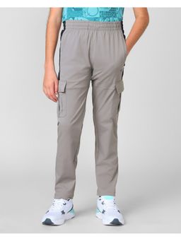 Technosport - Grey Boys Ts Flexi Straight Fit Cargo Track Pant