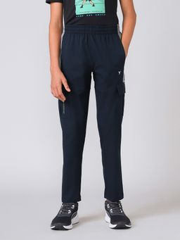 Technosport - Navy Blue Boys Ts Flexi Straight Fit Cargo Track Pant
