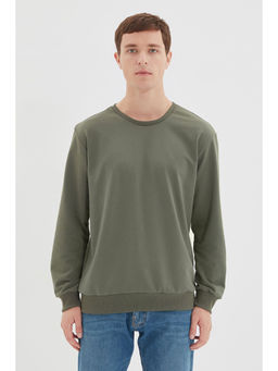 Trendyol - Man Green Sweatshirt