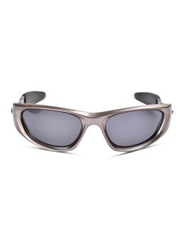 Voyage - Grey Wrap Round Sunglasses for Men & Women - P5012Mg4021 (68)