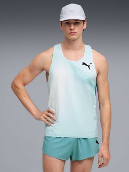 Puma - Lightspeed Mens Graphic Running Singlet Blue