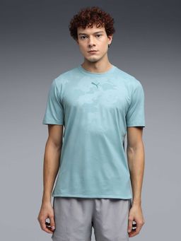 Puma - Cloud spun Emboss Mens Super Soft Training T-Shirt Blue