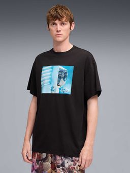 Puma - Hoops X Et Mens Oversized Basketball T-Shirt Ii Black