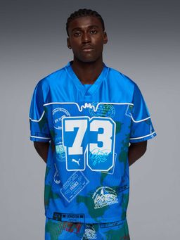 Puma - Atw Dylan Mens Oversized Basketball Jersey Blue