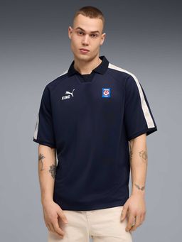 Puma - King Mens Relaxed Fit Fanpack Collar Jersey Usa Blue