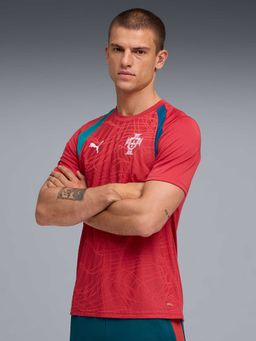 Puma - Portugal Mens Slim Fit Football Training Jersey Red