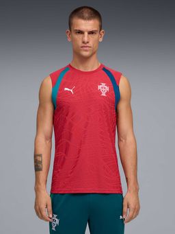 Puma - Portugal Mens Slim Fit Football Training Jersey Red