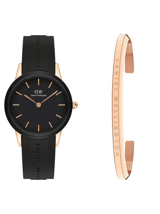 Buy Daniel Wellington Gift Set Iconic Motion 32mm RG Black  display picture 1