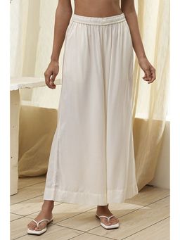 Biba - Women White Solid Palazzo