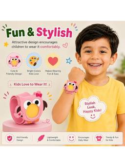 Safe-O-Kid - Cute Tweety Design Mosquito Repellent Slap Band (1-2 Years)