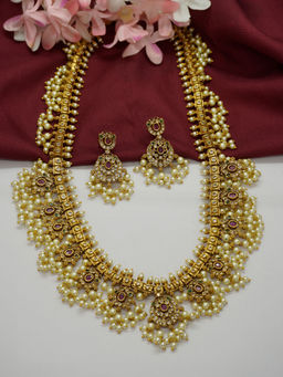 Niscka - Multi-Color 24K Gold Plated Jewellery Set