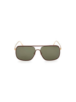 Tom Ford Eyewear - Green Uv Protection Full Rim Sunglass Ft1015 60 32N (60)