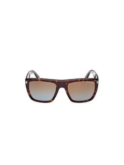 Tom Ford Eyewear - Brown Uv Protection Full Rim Sunglass Ft1077 55 01N (55)