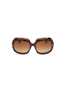 Tom Ford Eyewear - Brown Uv Protection Full Rim Sunglass Ft1154 50 52E (50)