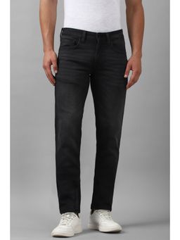 Louis Philippe - Men Black Dark Slim Fit Jeans