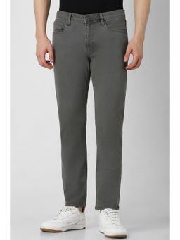 Van Heusen - Men Grey Dark Wash Skinny Fit Jeans