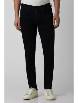 Van Heusen - Men Black Dark Wash Skinny Jeans