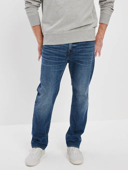 American Eagle - Men Blue Flex Relaxed Straight Jeans