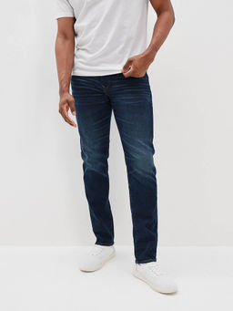 American Eagle - Men Blue Air Flex Slim Straight Jeans