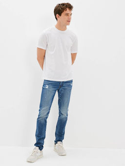 American Eagle - Men Blue Air Flex+ Skinny Jeans