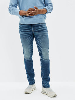 American Eagle - Men Blue Air Flex+ Slim Straight Jeans